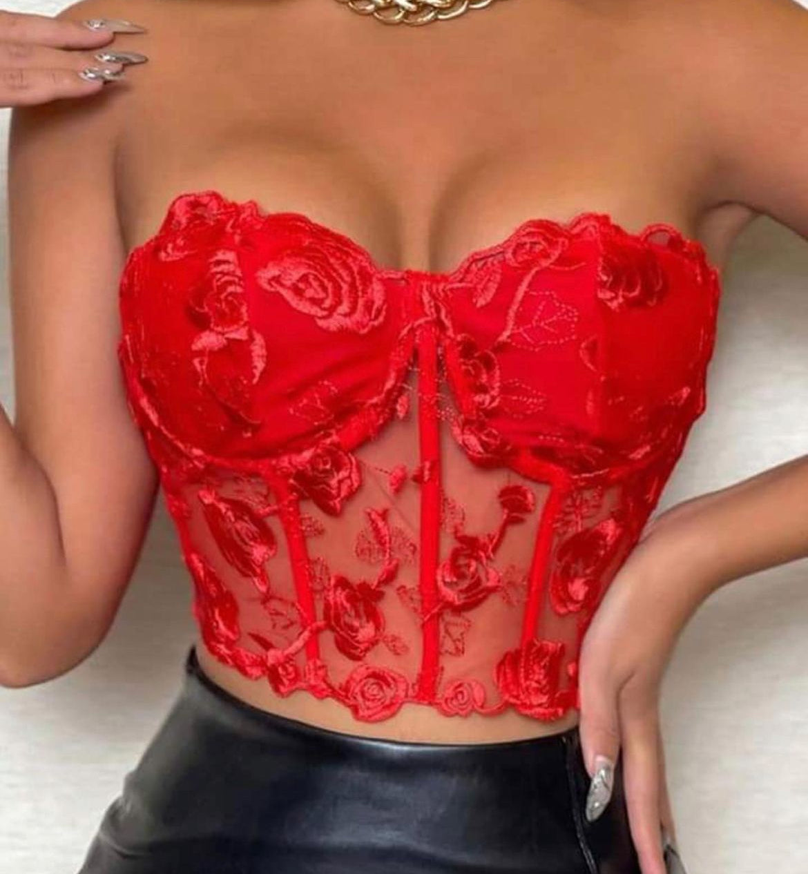Corset de encaje
