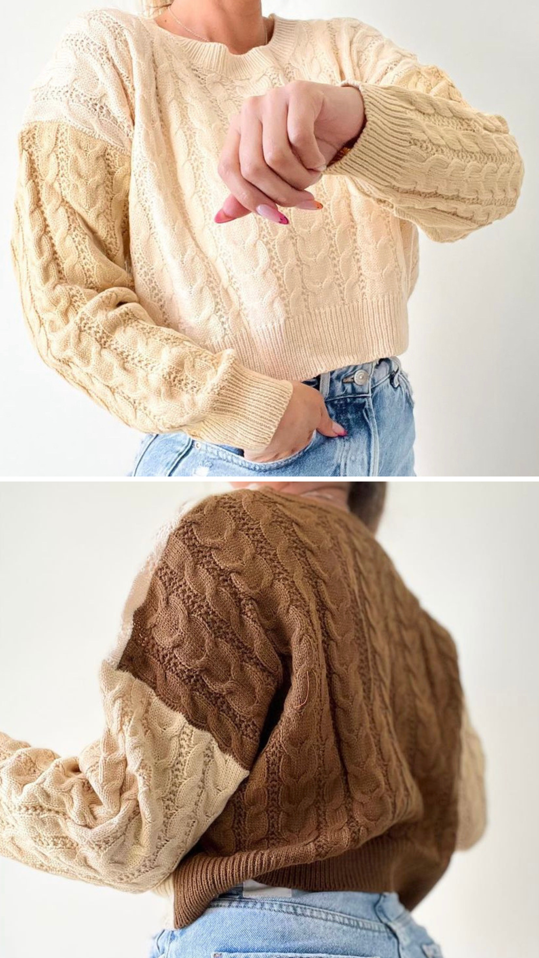 Sweater tricolor Ali