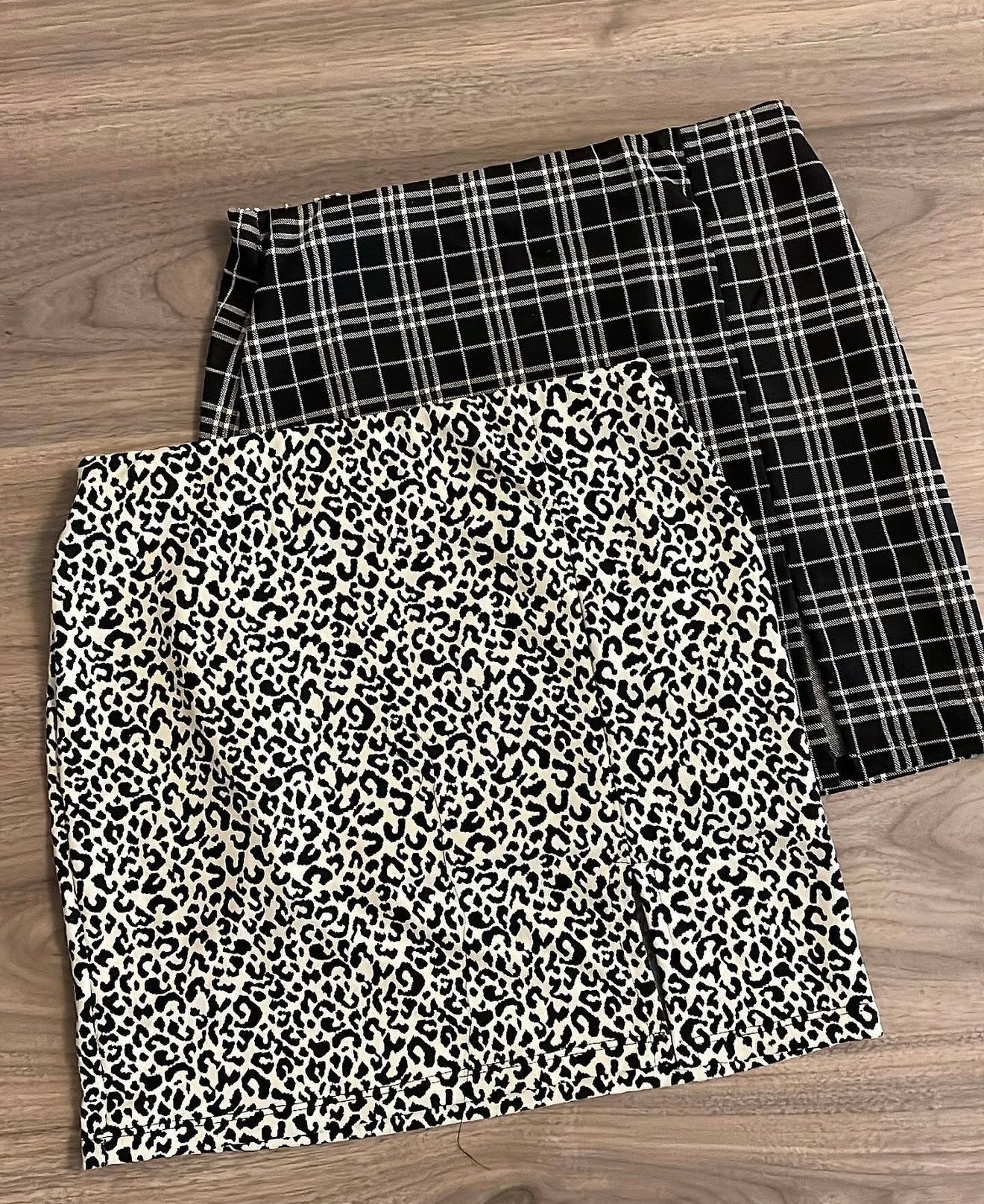 Minifalda animal print