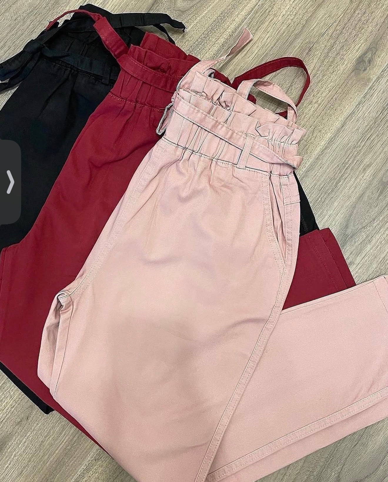 Pantalon de Vestir cinturon arruchada