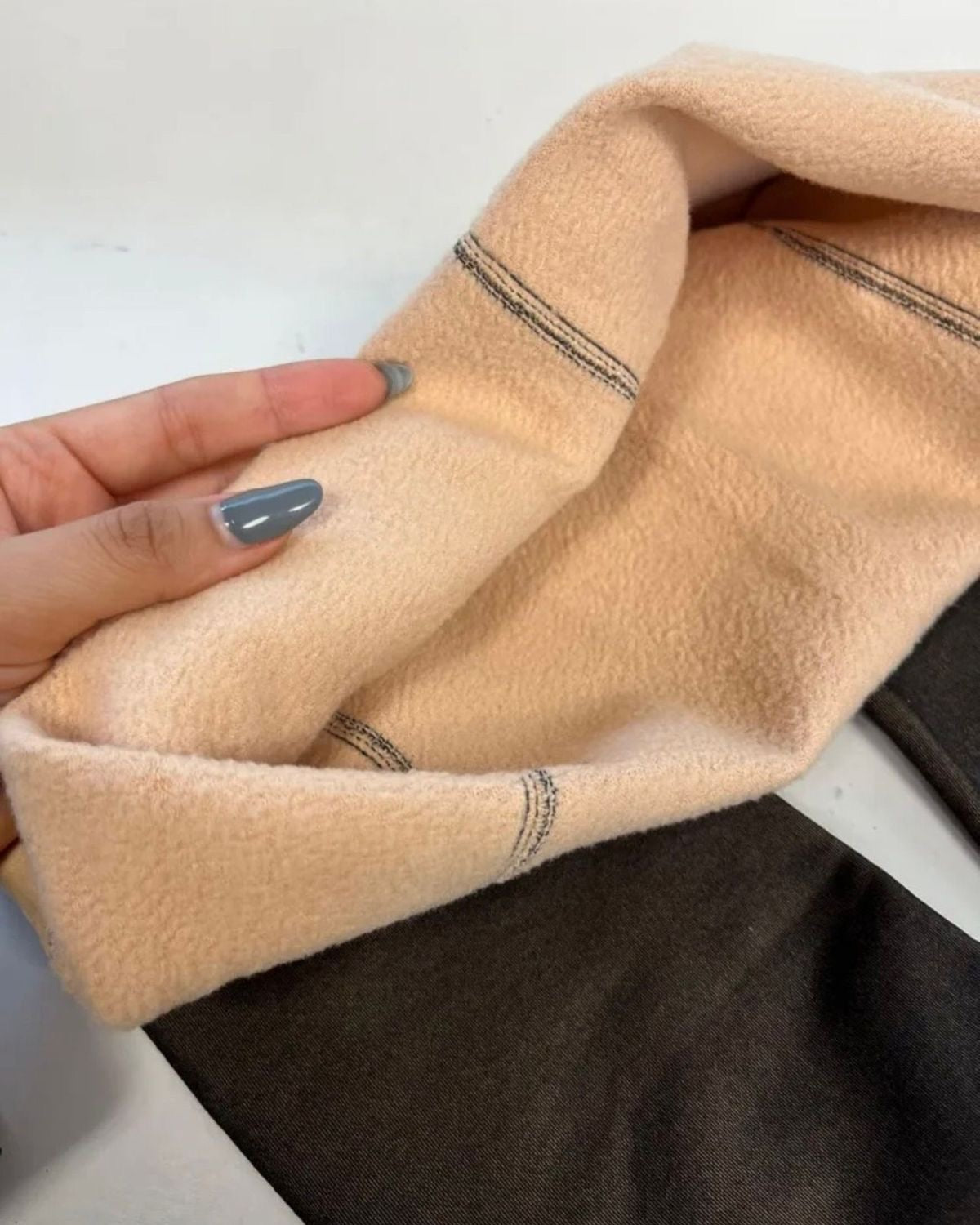 Pantis efecto piel forrado con micropolar