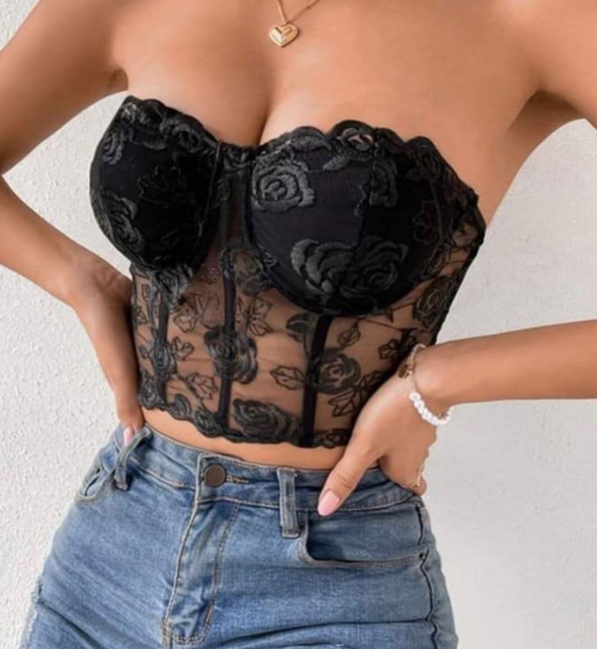 Corset de encaje