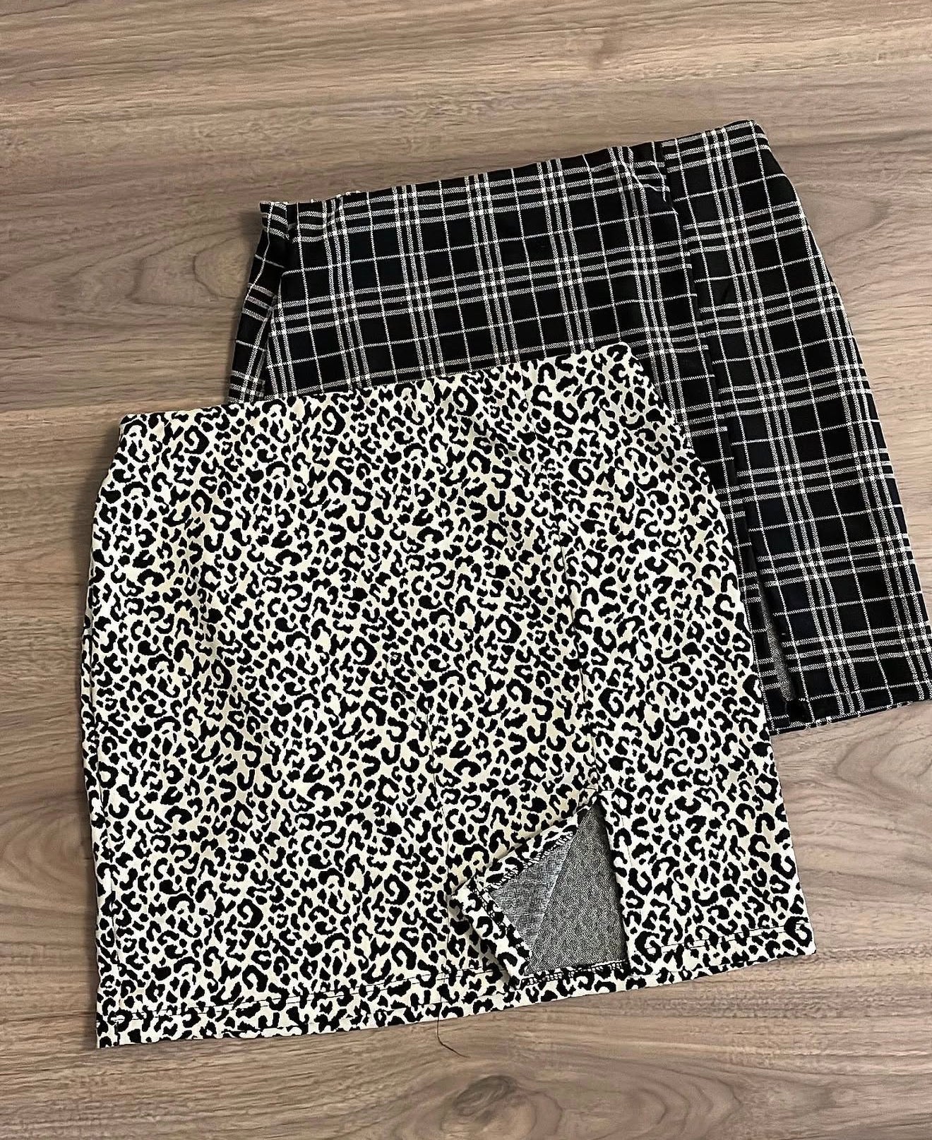 Minifalda animal print