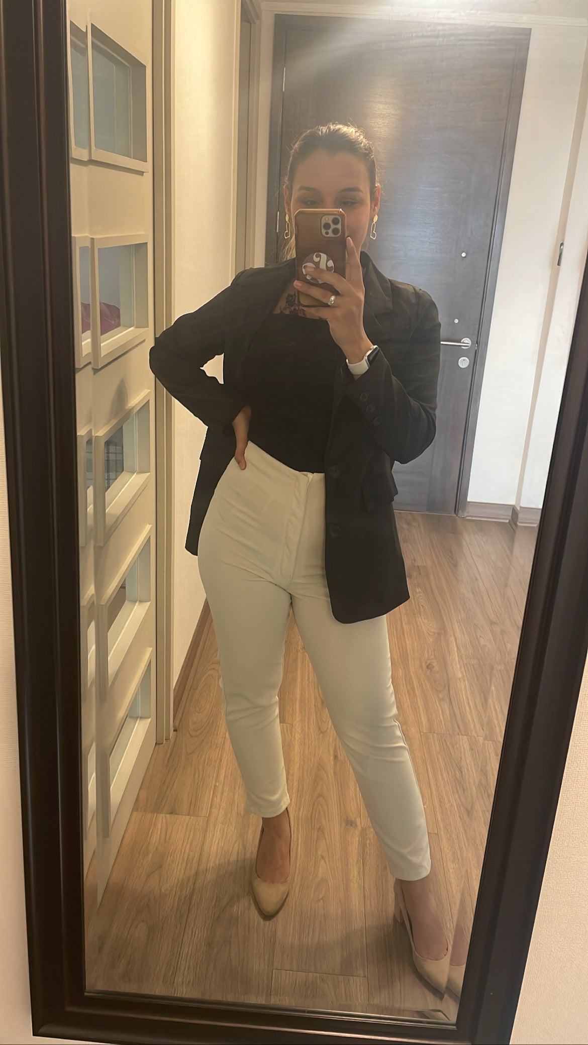 Pantalon con pinzas estilo zara nacional