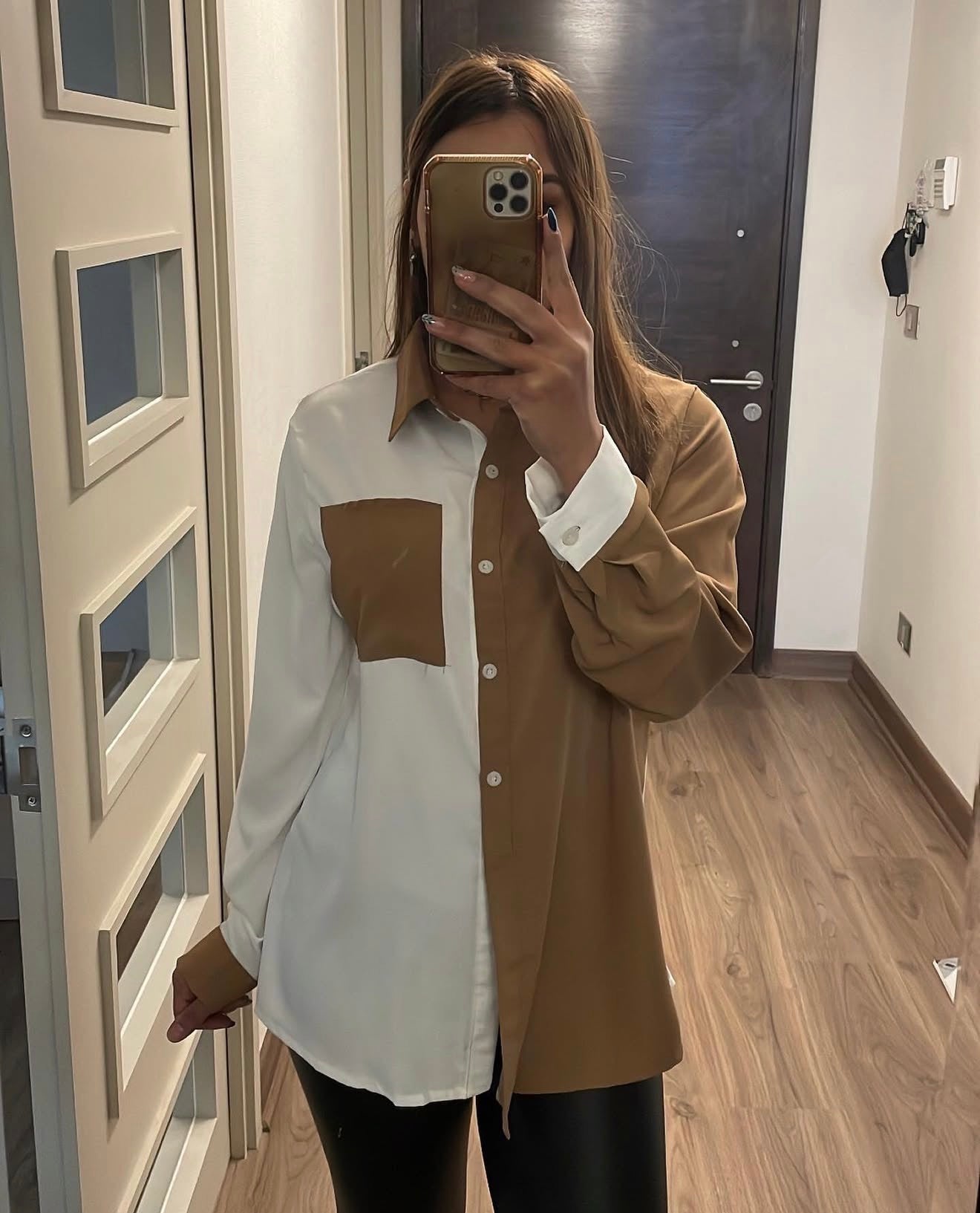 Camisa bicolor