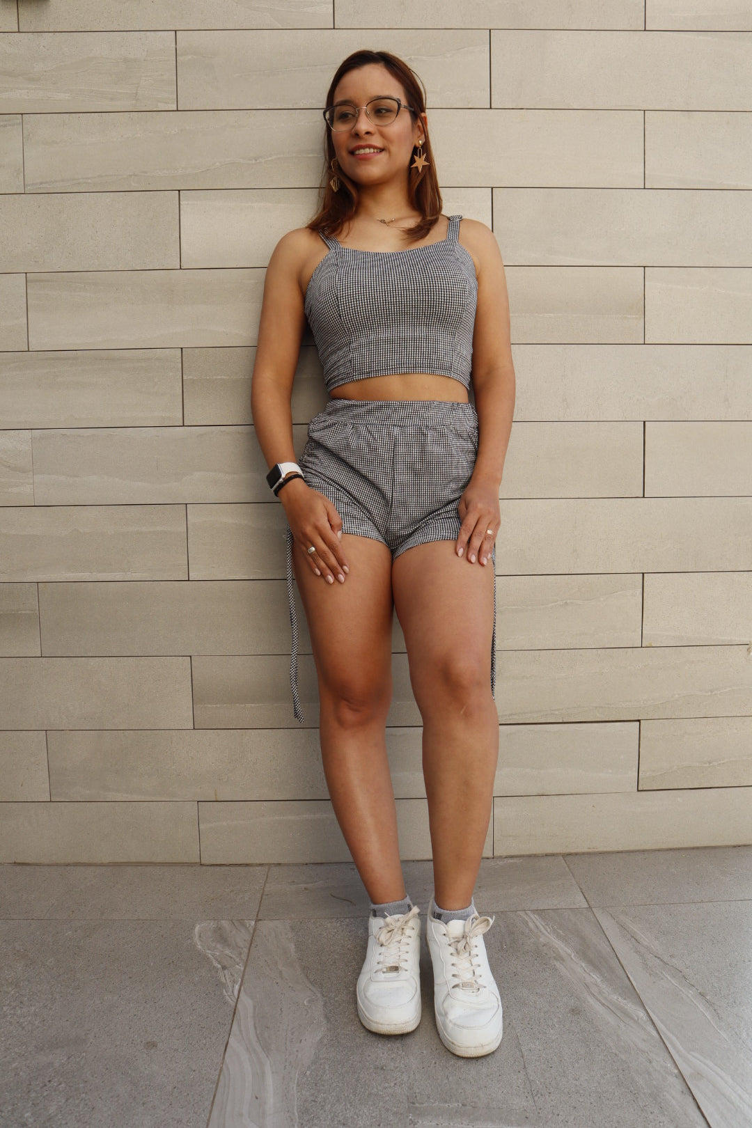 Conjunto cuadrille Top+short