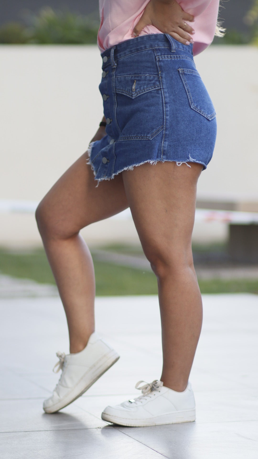 Faldashort jeans