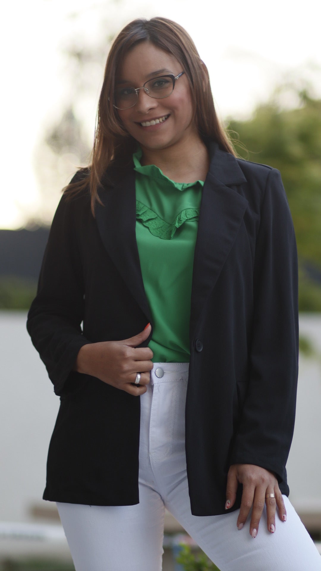 Blazer unicolor