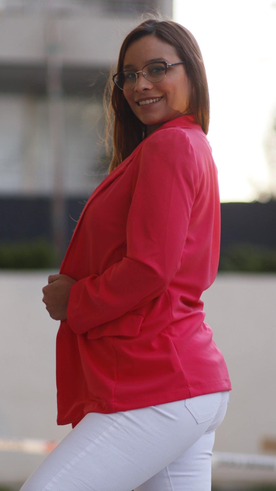 Blazer unicolor
