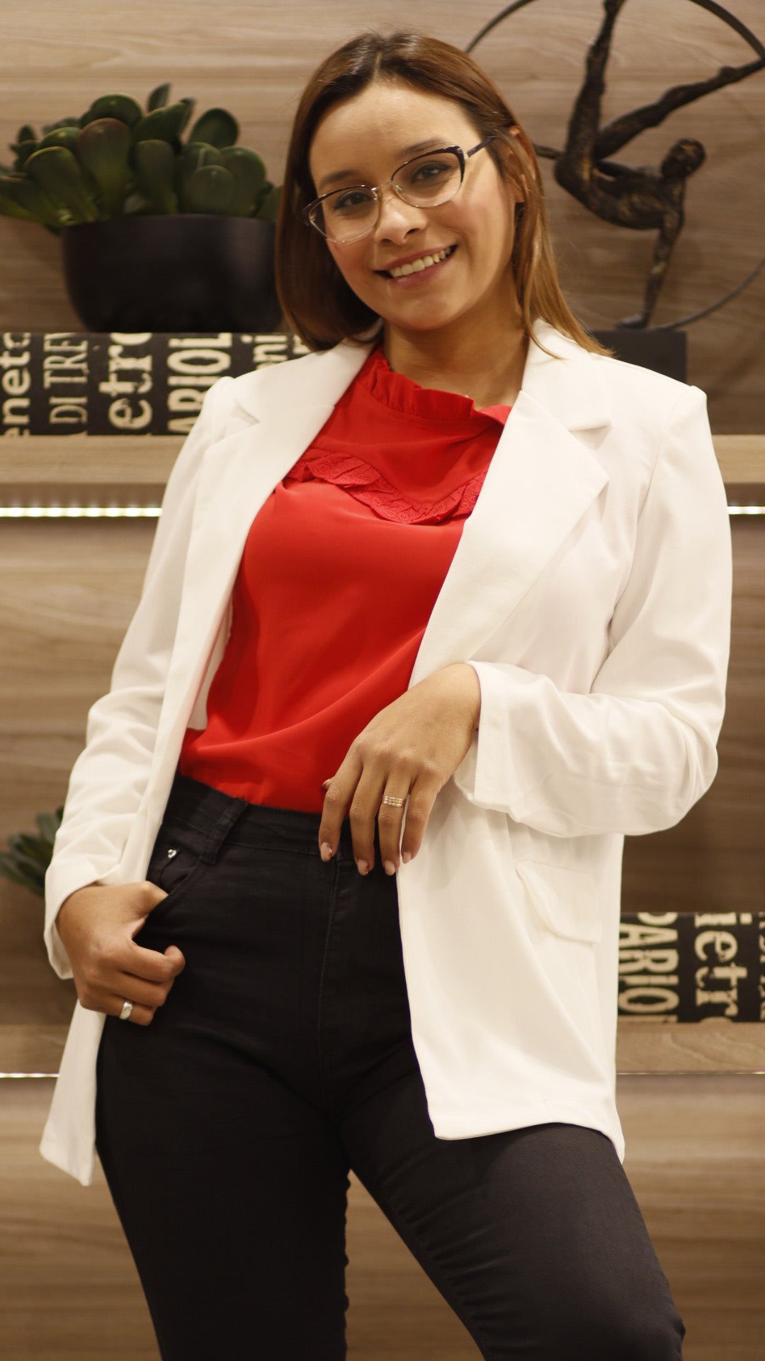 Blazer unicolor