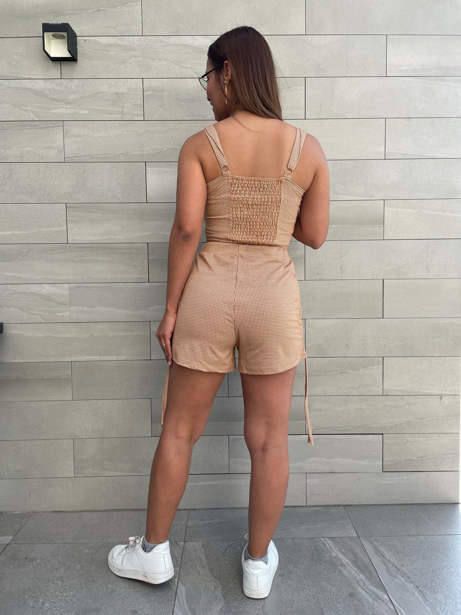 Conjunto cuadrille Top+short