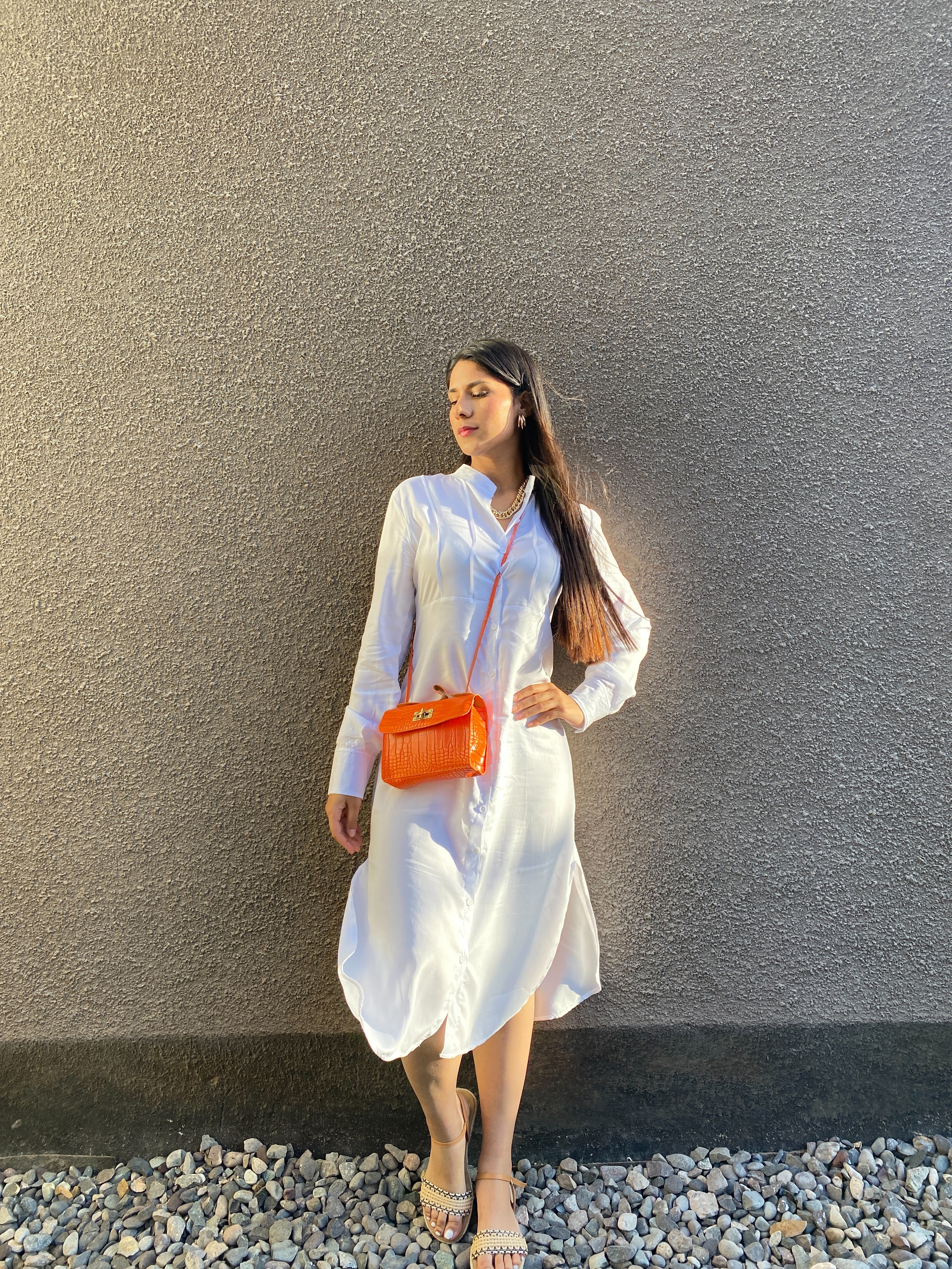 Vestido Camisón unicolor largo Molly