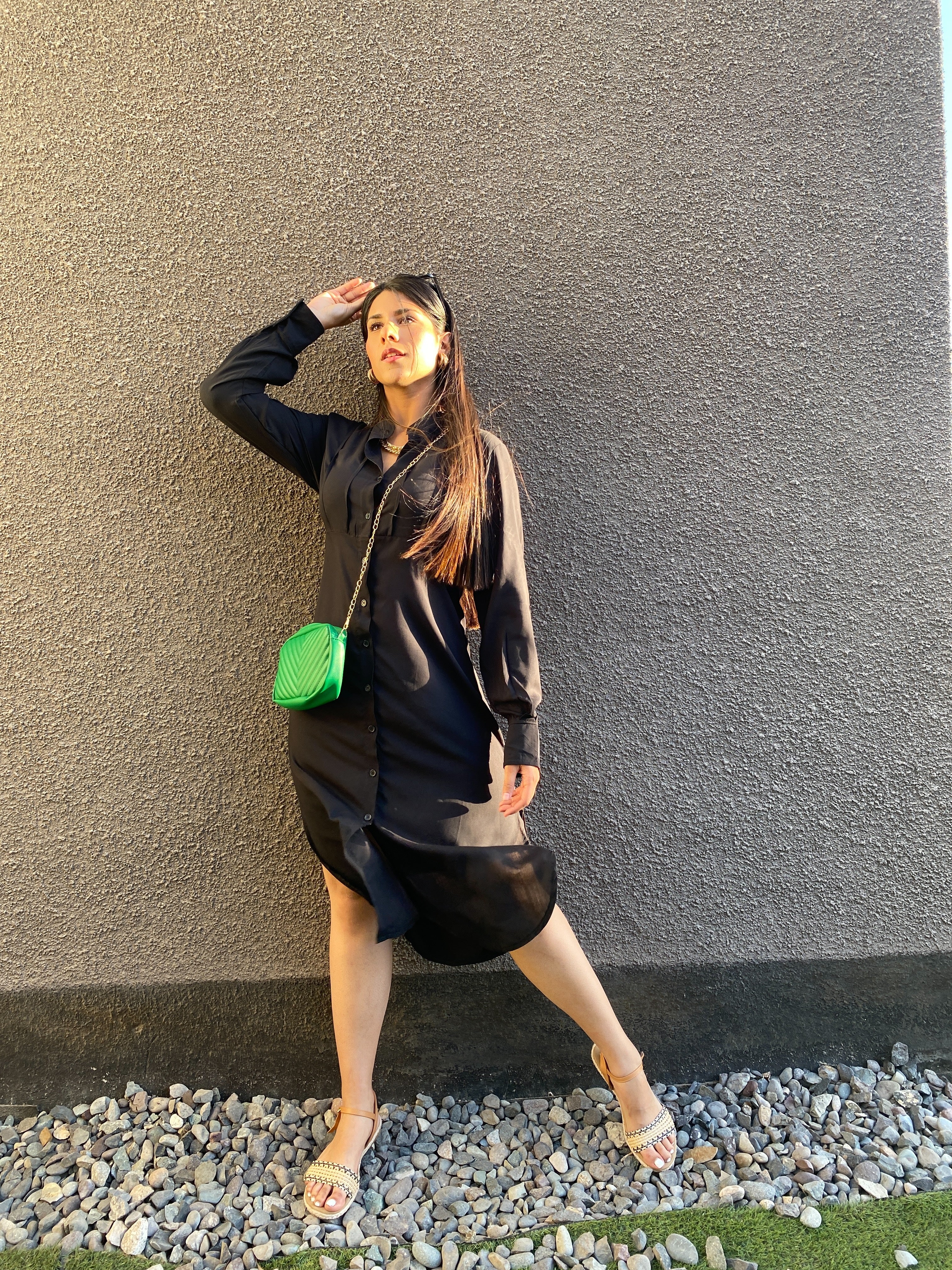 Vestido Camisón unicolor largo Molly