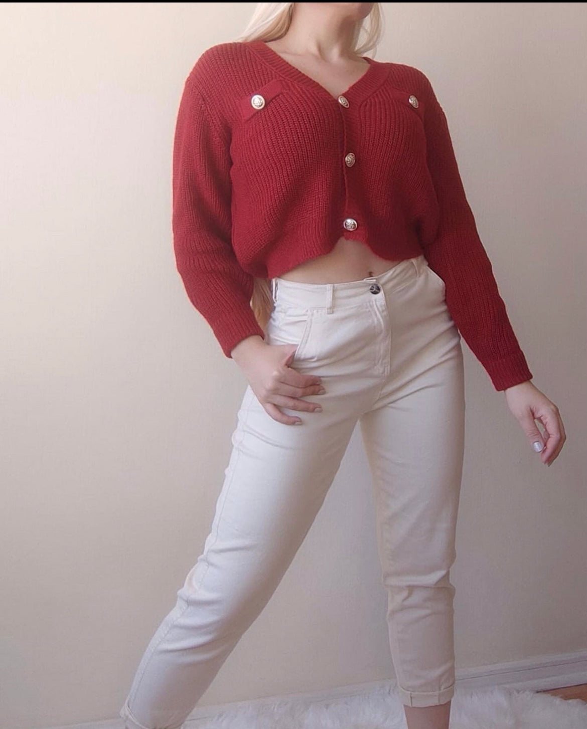Pantalon de Vestir de un boton