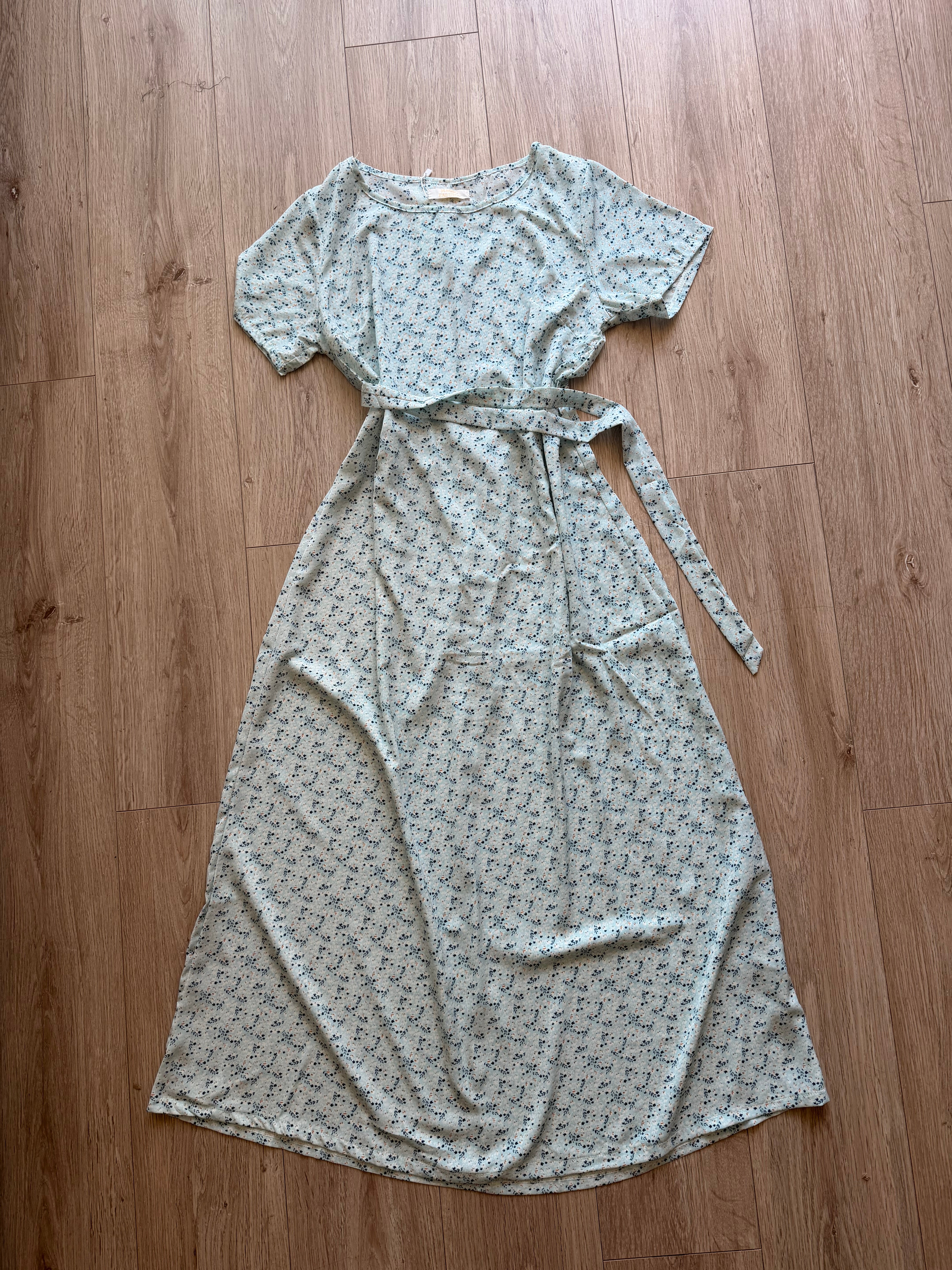 Vestido largo floreado