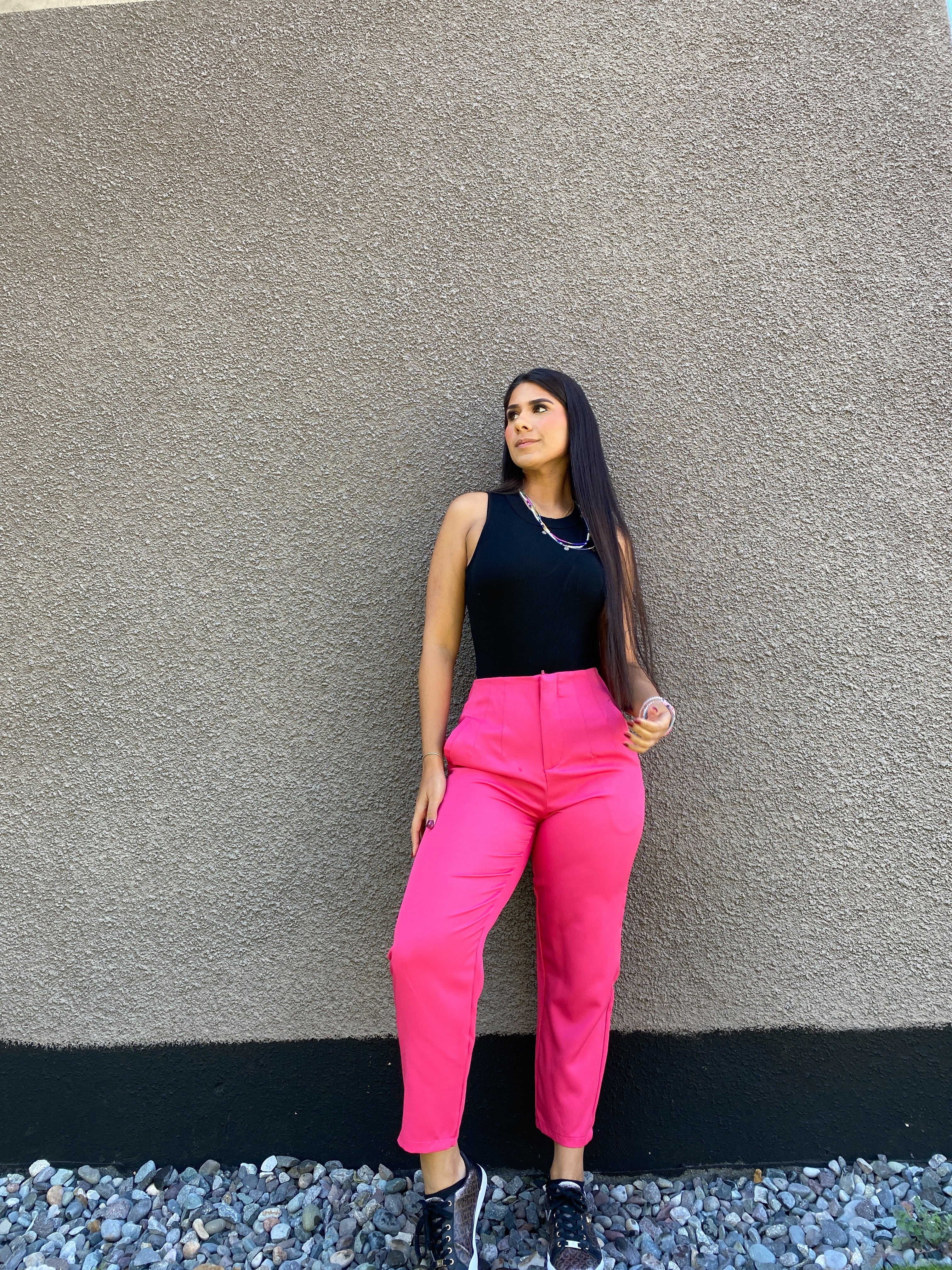 Pantalón pinzas estilo Zara