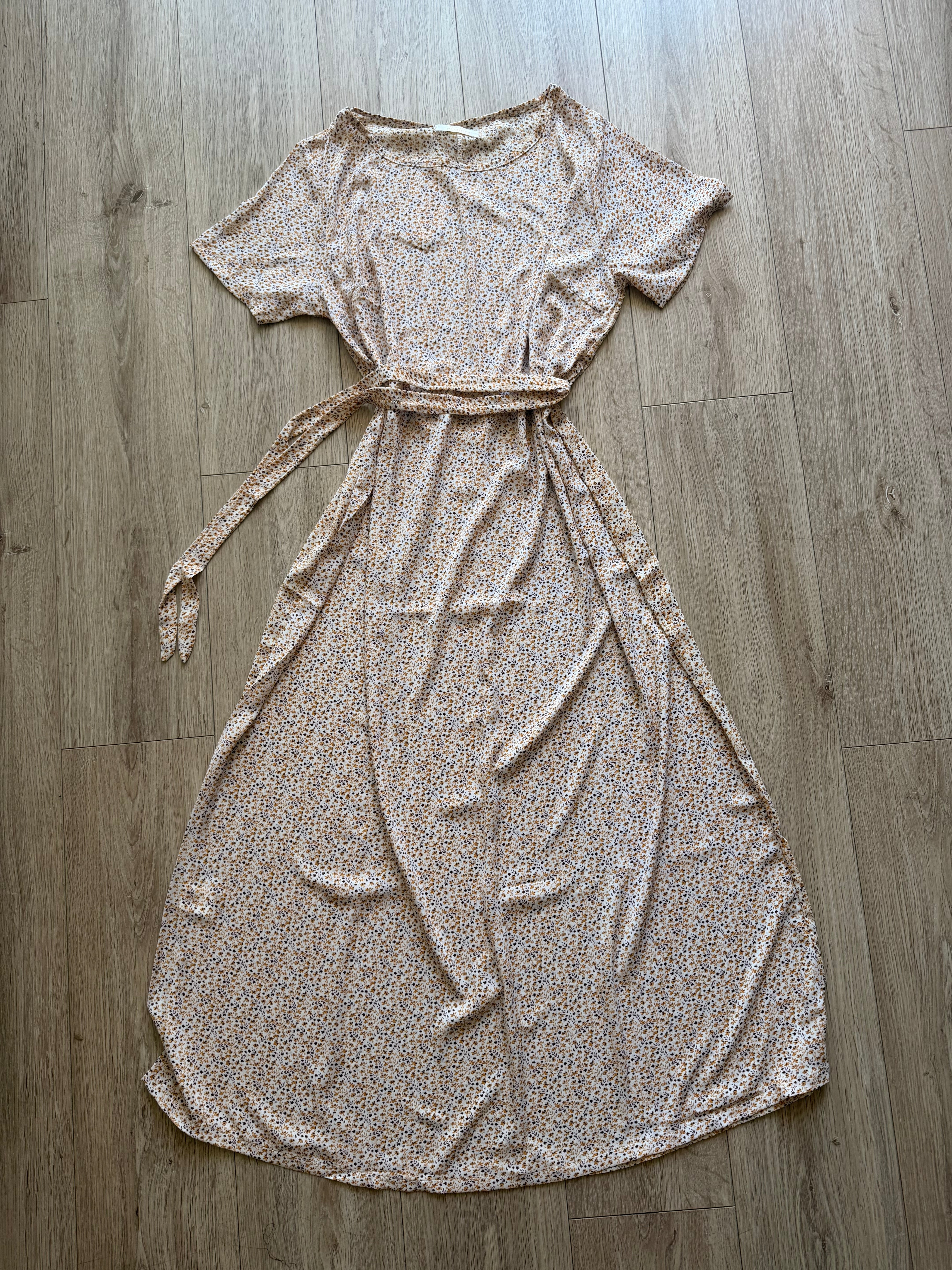 Vestido largo floreado