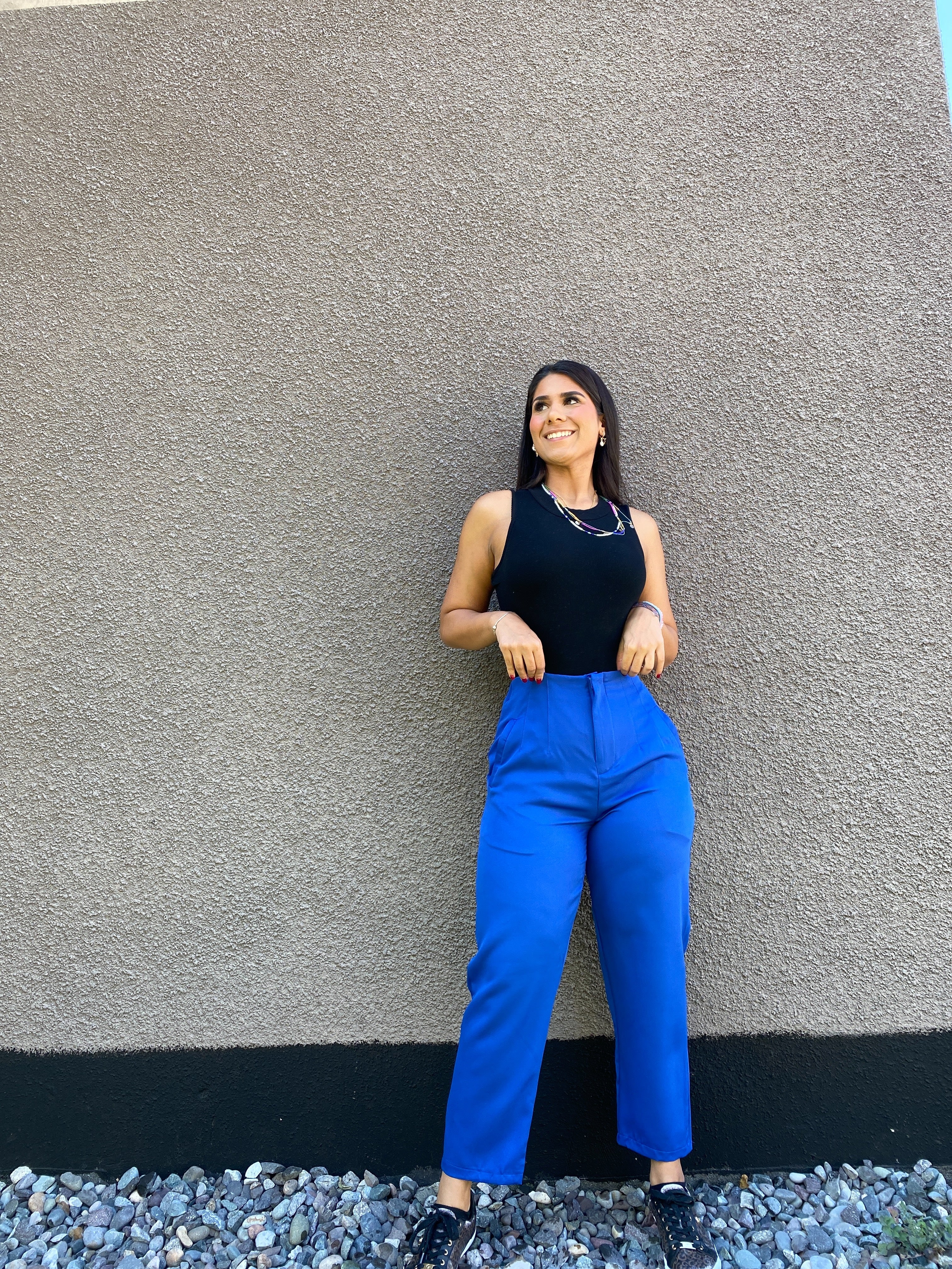 Pantalón pinzas estilo Zara