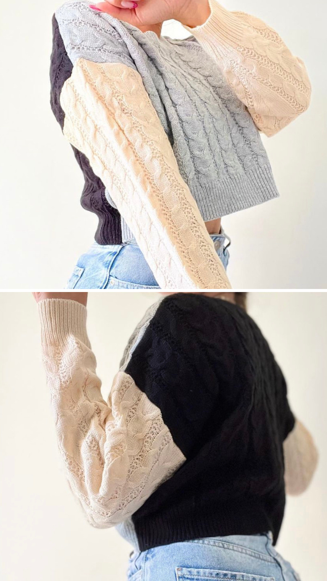 Sweater tricolor Ali