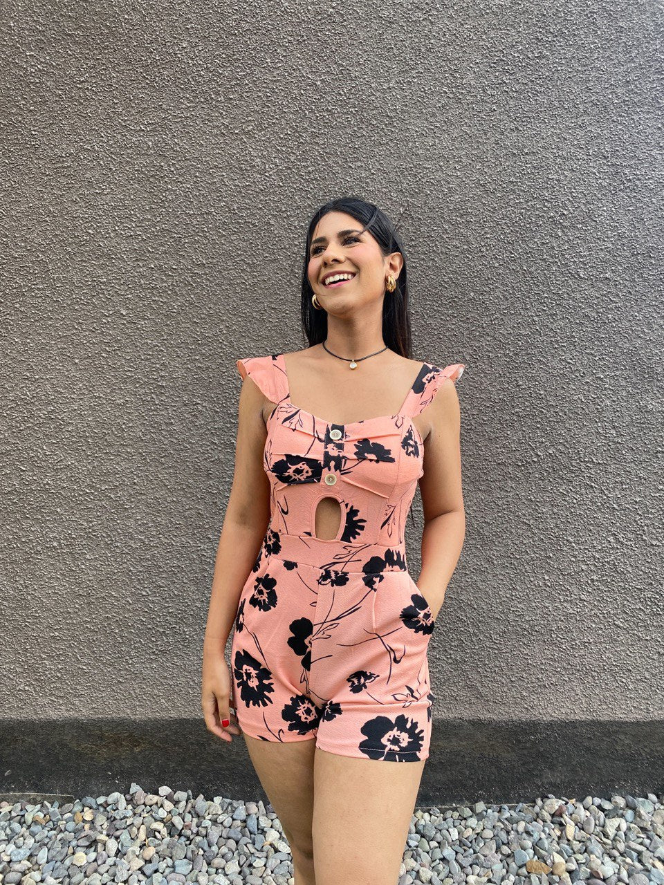 Enterito Floral Corto