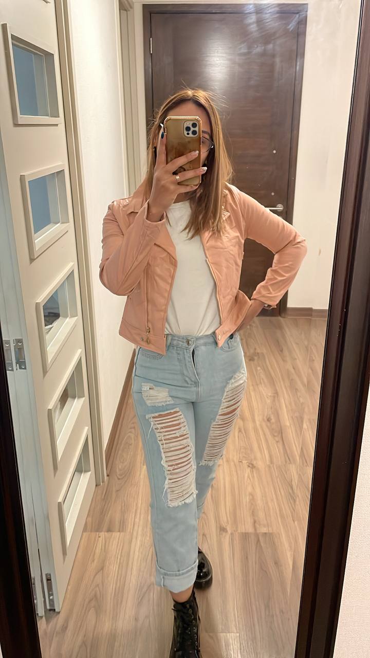 Chaquetas ecocuero aviadora