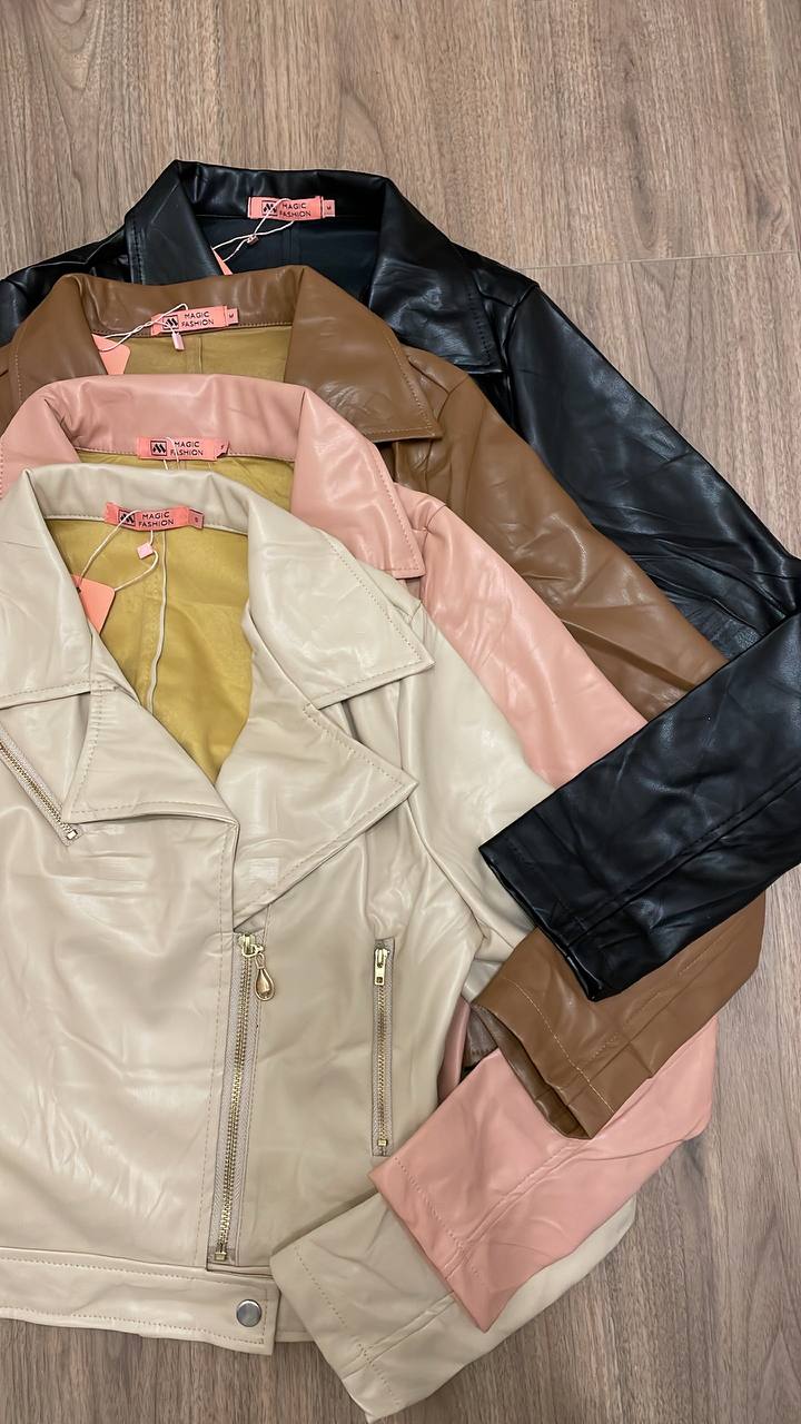Chaquetas ecocuero aviadora